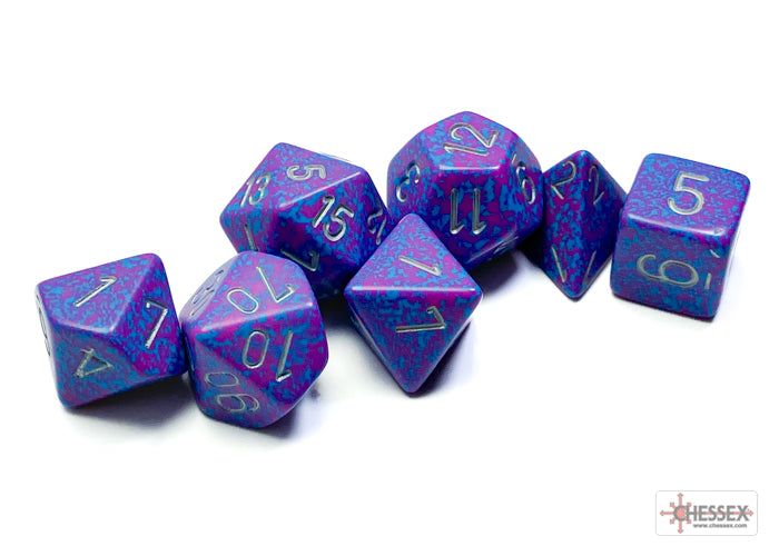 SpeckledÃ‚Â® Polyhedral Silver TetraÃ¢â€žÂ¢ 7-Die Set