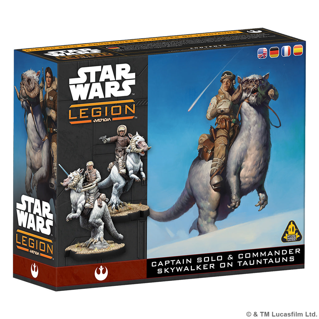 SW Legion Ã¢â‚¬â€œ Captain Solo & Commander Skywalker On Tauntauns