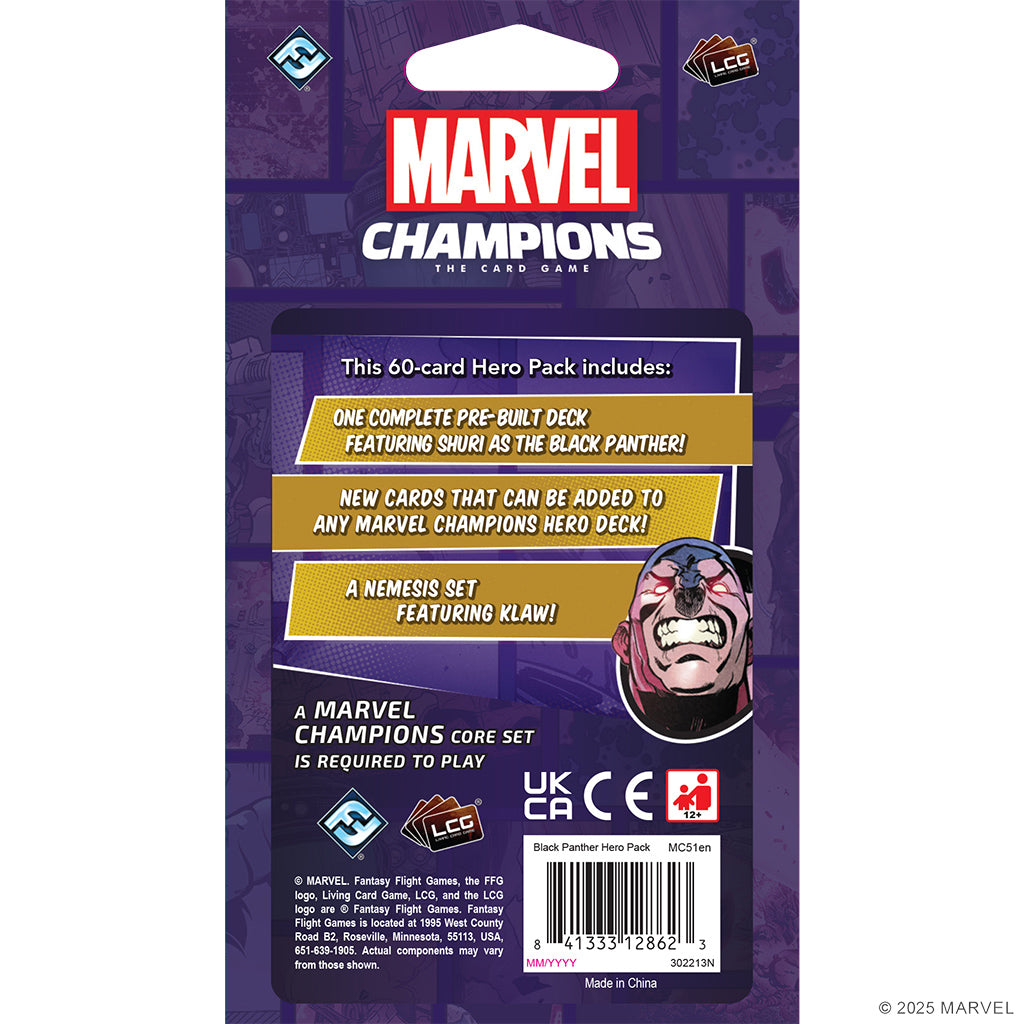 Marvel Champions The Card Game Black Panther Hero Pack