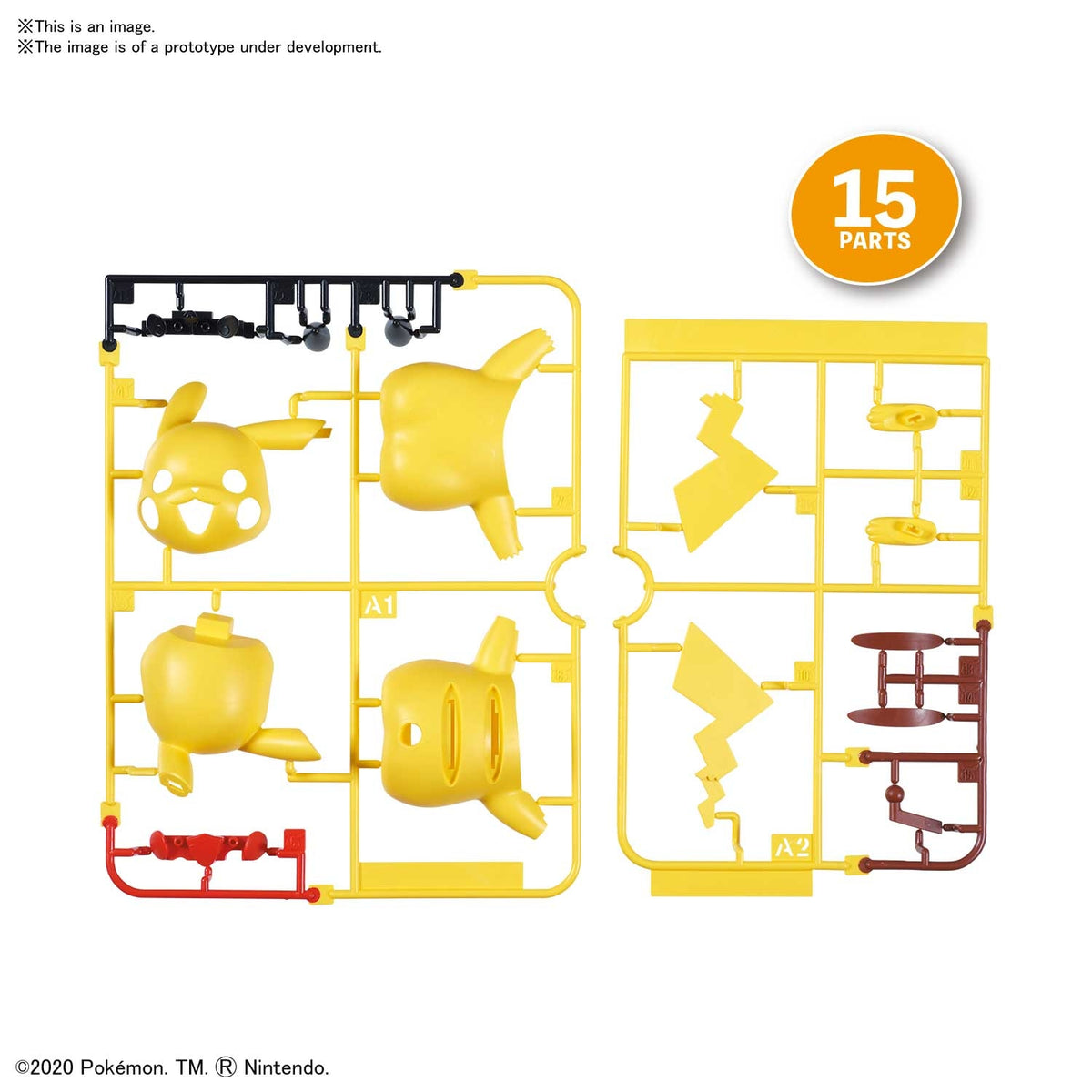 Pokemon Model Kit Quick!! 01 Pikachu