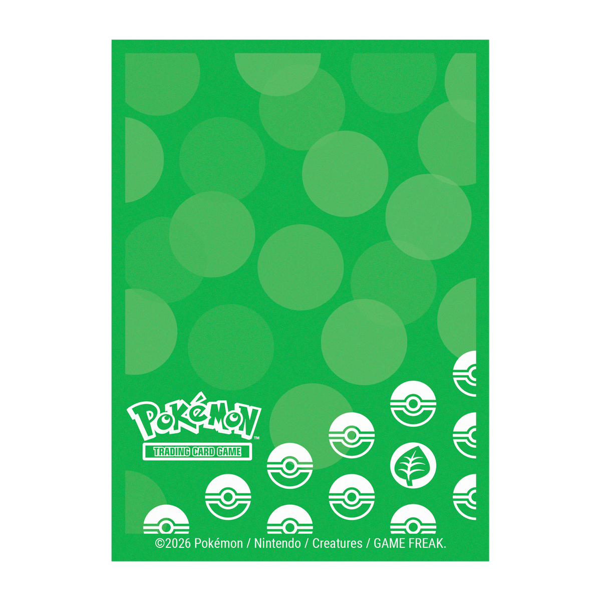 Pokemon Energy Card Sleeves 65ct Grass