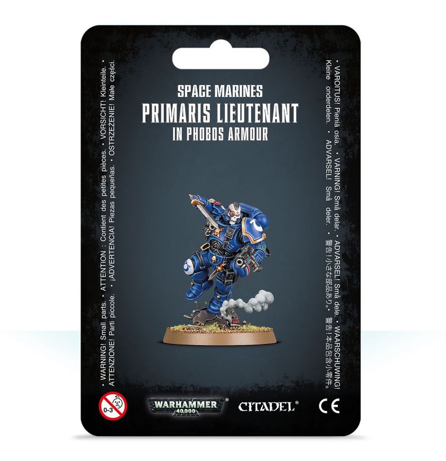 Space Marines: Primaris Lieutenant In Reiver Armour