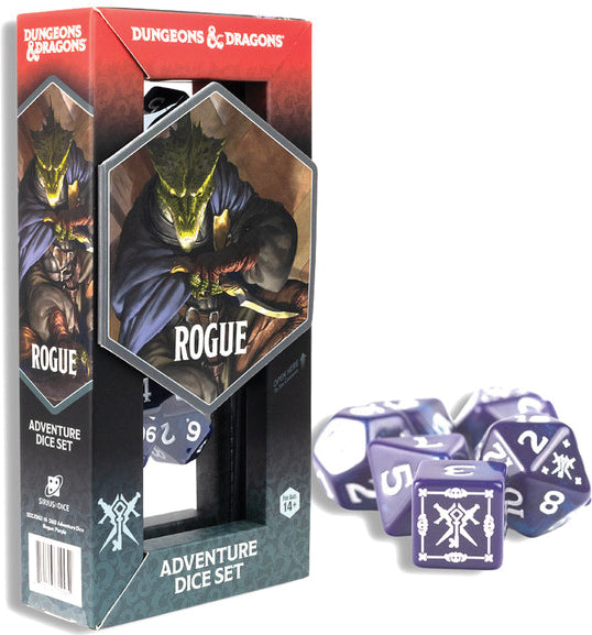 D&D Adventure Dice Rogue Purple