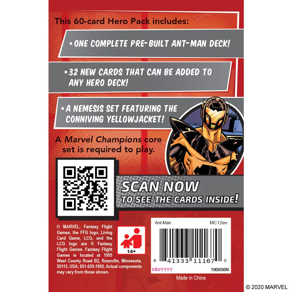 Marvel Champions The Card Game Ant-Man Hero Pack