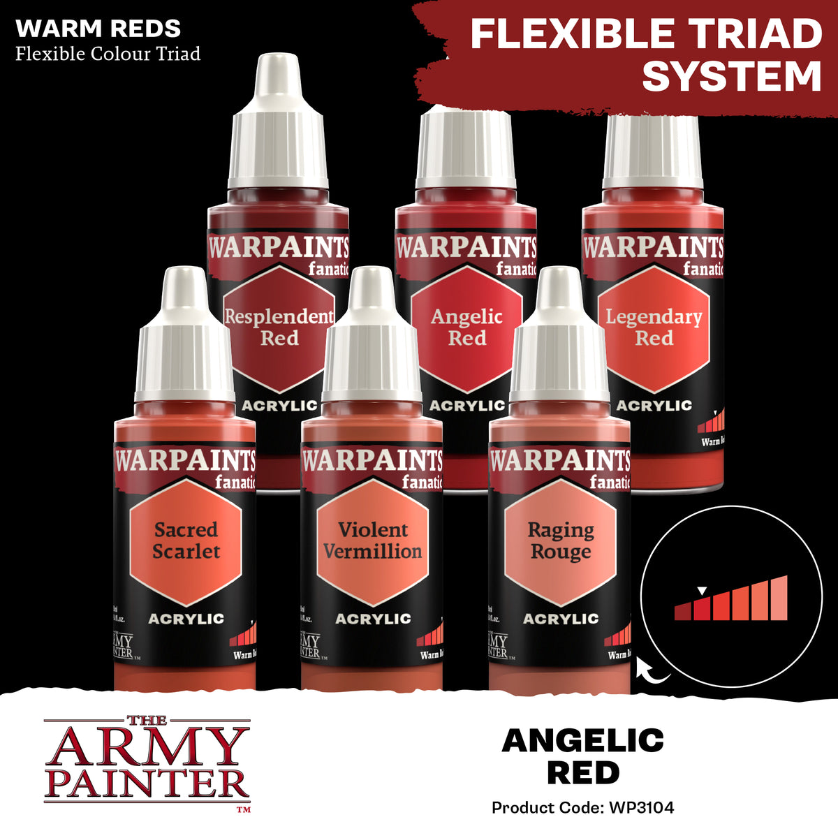 Warpaints Fanatic: Angelic Red 18ml
