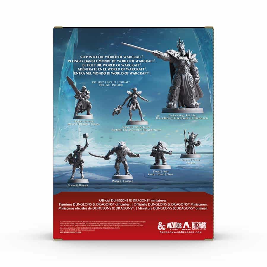 D&D World of Warcraft Alliance Miniatures Pack