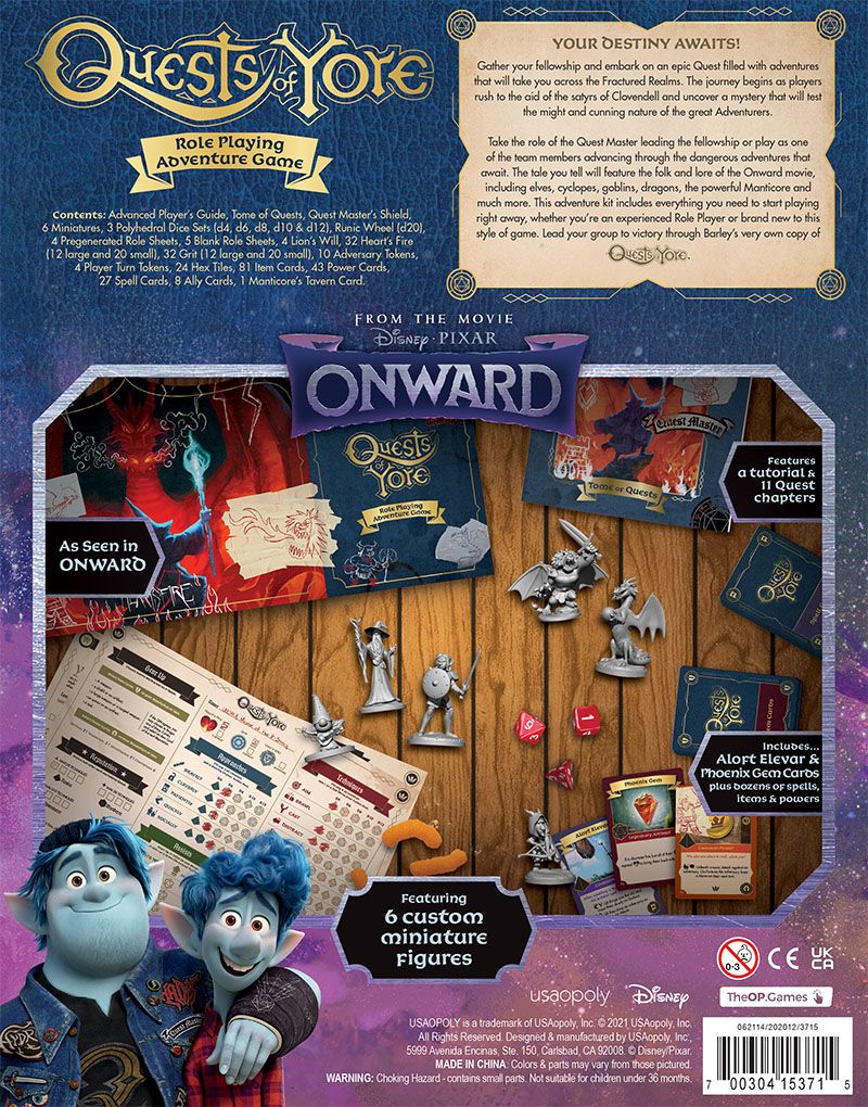 Onward Quests of Yore Barley's Edition