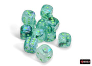 BorealisÃ‚Â® 16mm d6 Kelp/light green LuminaryÃ¢â€žÂ¢ Dice BlockÃ¢â€žÂ¢ (12 dice)