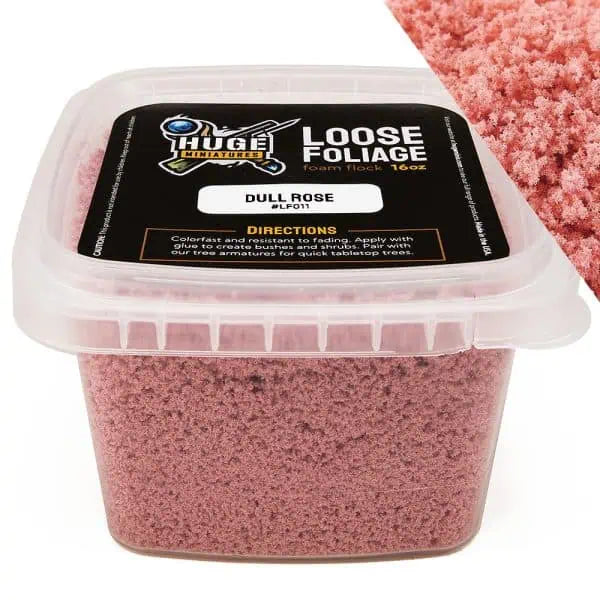 Dull Rose Foam Flock