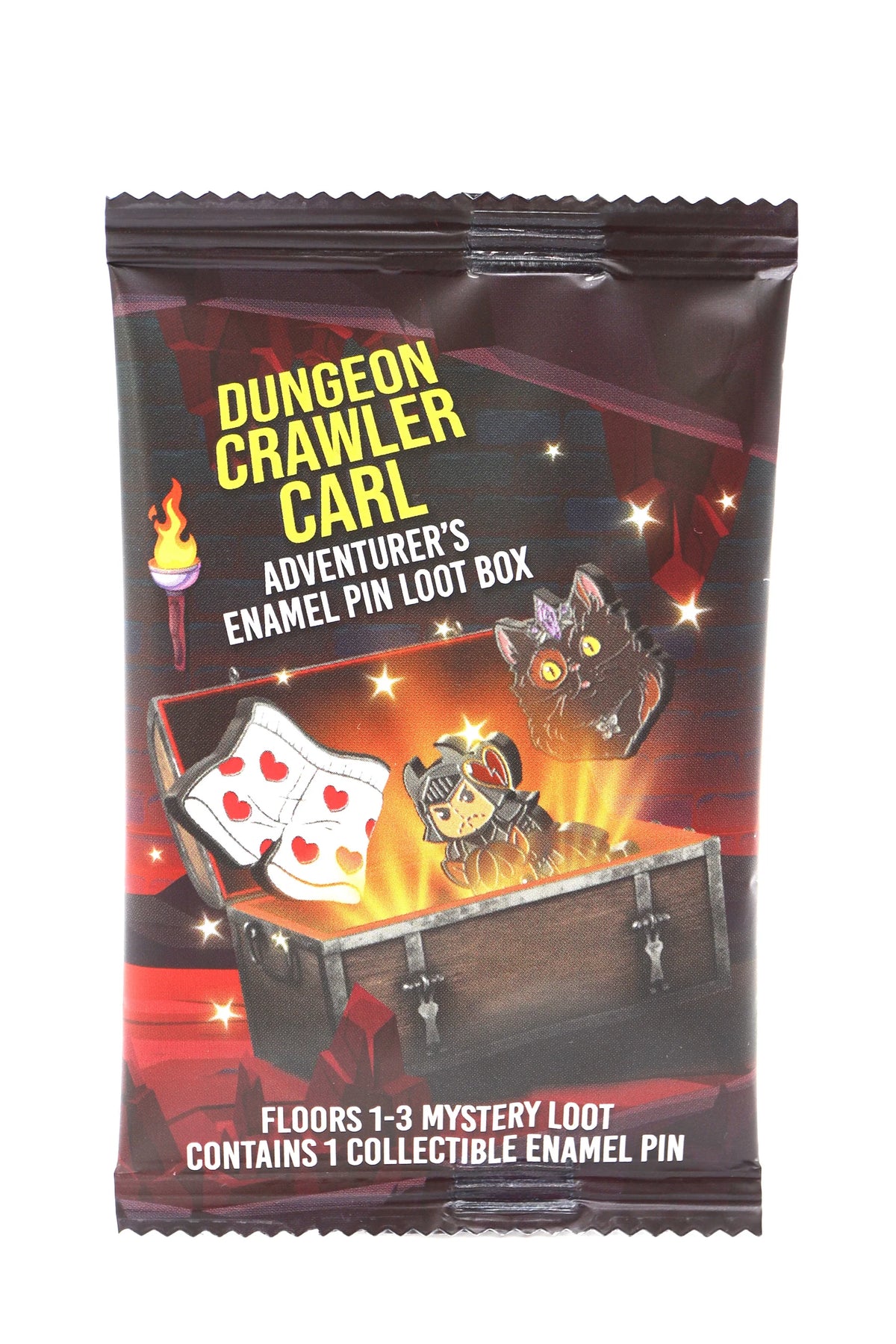 Dungeon Crawler Carl Adventurer's Enamel Pin Loot Box Floors 1-3