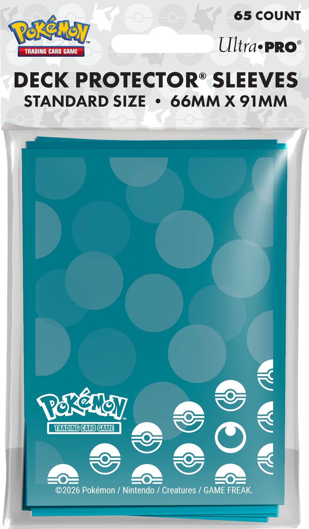 Pokemon Energy Card Sleeves 65ct Darkness