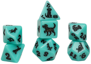 SD Animal Series Seafoam Shepherd 7-Die RPG Set