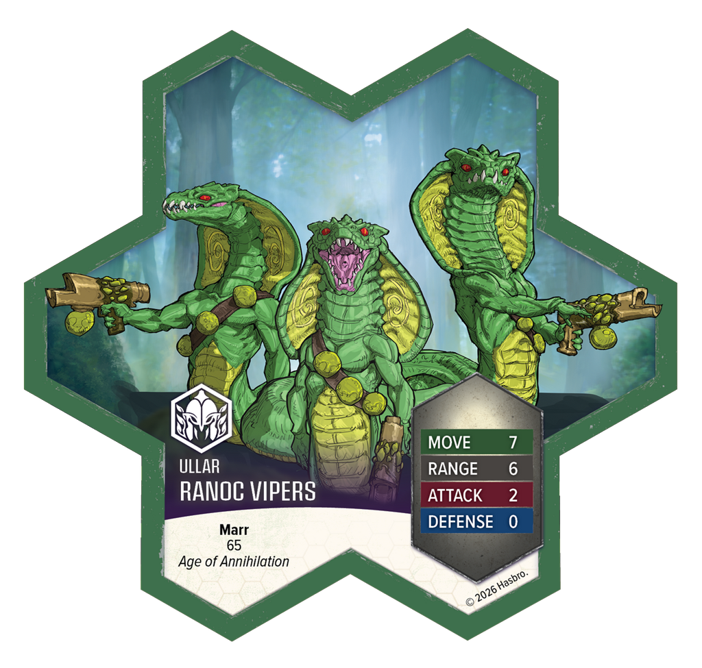 Heroscape Elites Of Ullar And Ranoc Vipers Army Expansion