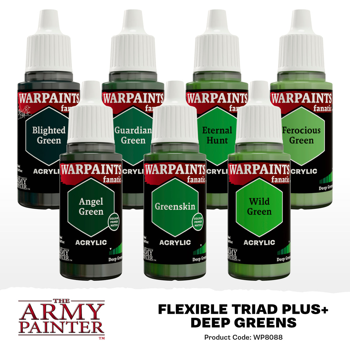 Warpaints Fanatic: Flexible Triad PLUS+ - Deep Green