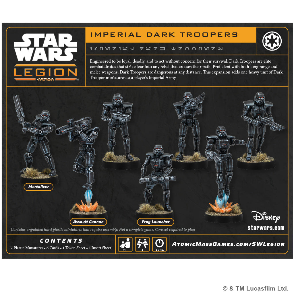 SW Legion Dark Troopers