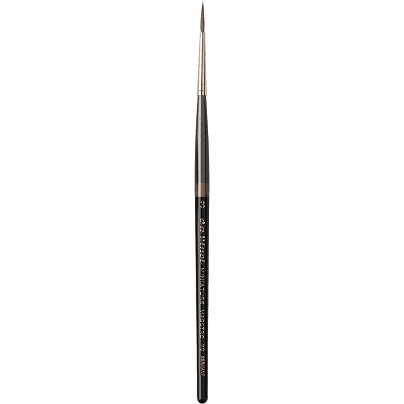 Da Vinci Maestro Miniature Round Kolinsky Sable Extra Long Pointed Size 3