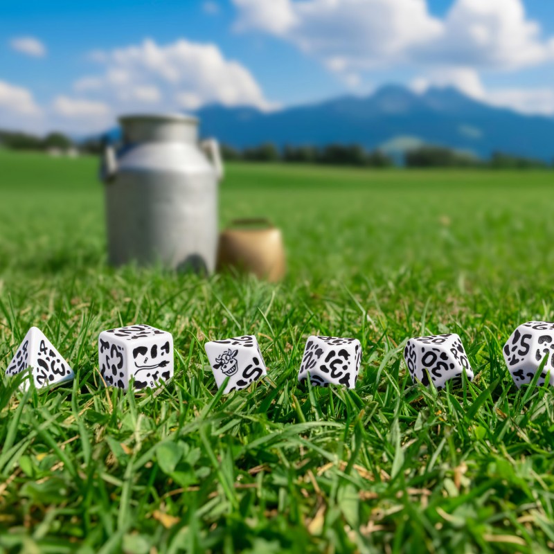 Cow Dice Set MOOzilla