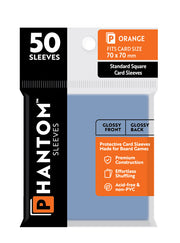 Phantom Orange Sleeves Gloss/Gloss 70x70mm Clear 50ct