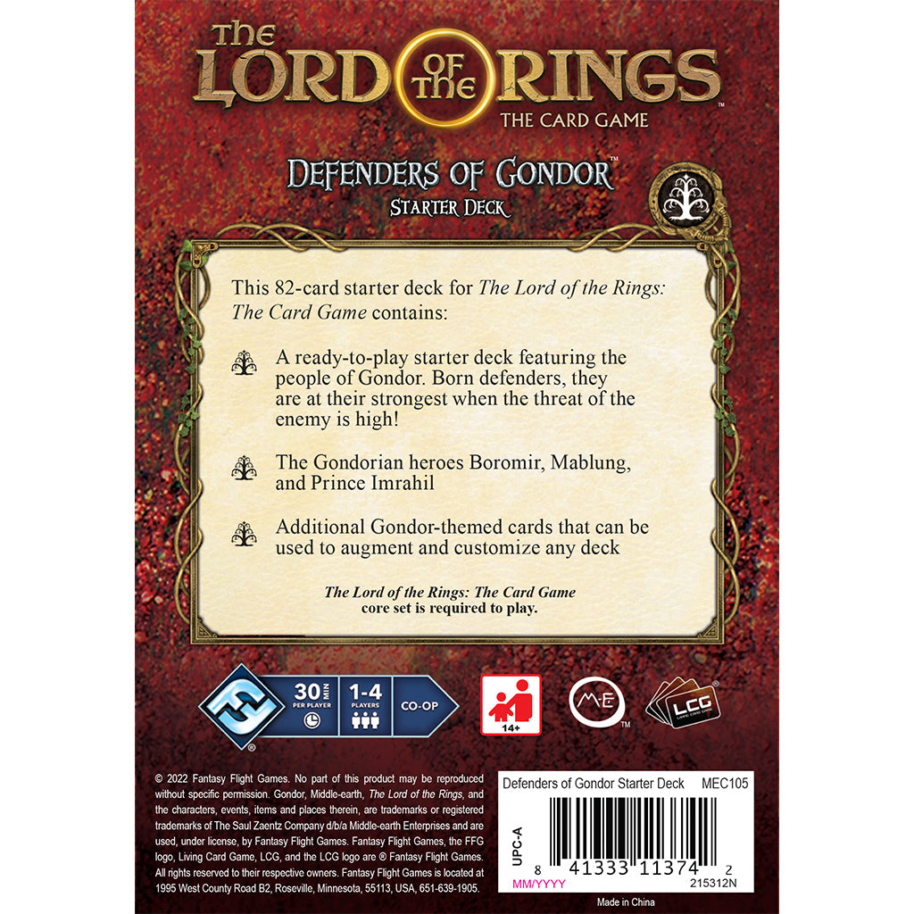 Defenders of Gondor Starter Deck