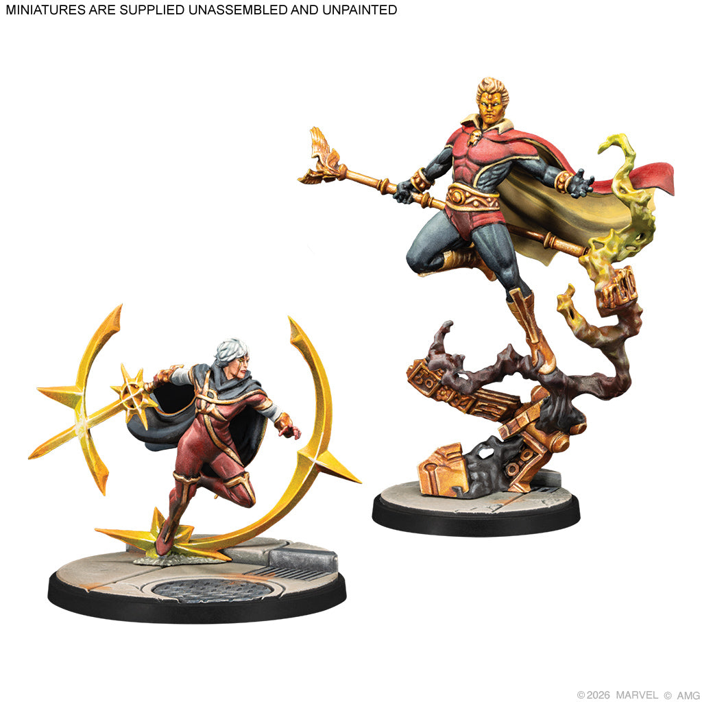 MCP Adam Warlock Moondragon & Quasar