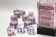 FestiveÃ‚Â® 16mm d6 Pop ArtÃ¢â€žÂ¢/blue Dice BlockÃ¢â€žÂ¢ (12 dice)