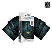Orange Nebula Curator Sleeves (100) Smolder