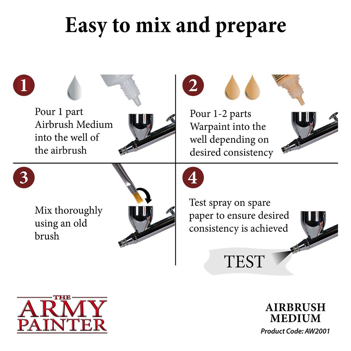 Airbrush Medium Thinner Flow Improver 100ml