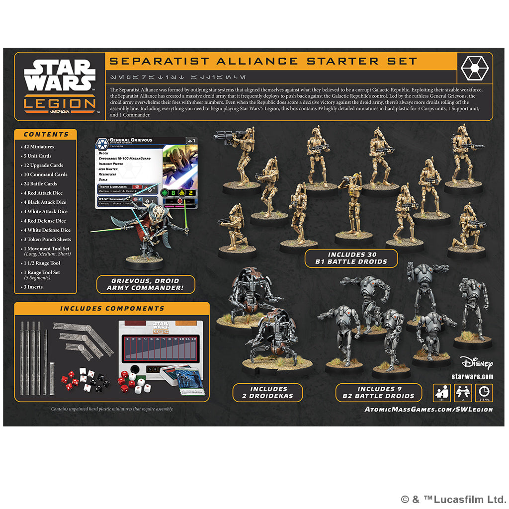 SW Legion - Separatist Alliance Starter Set