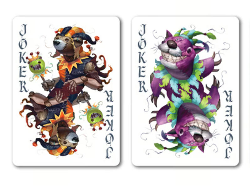 Therian Playing Cards: Wood Deck