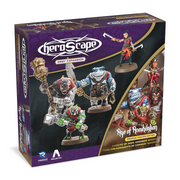 HeroScape Crimson Widow and Dreadnoughts of Caraway Cavern