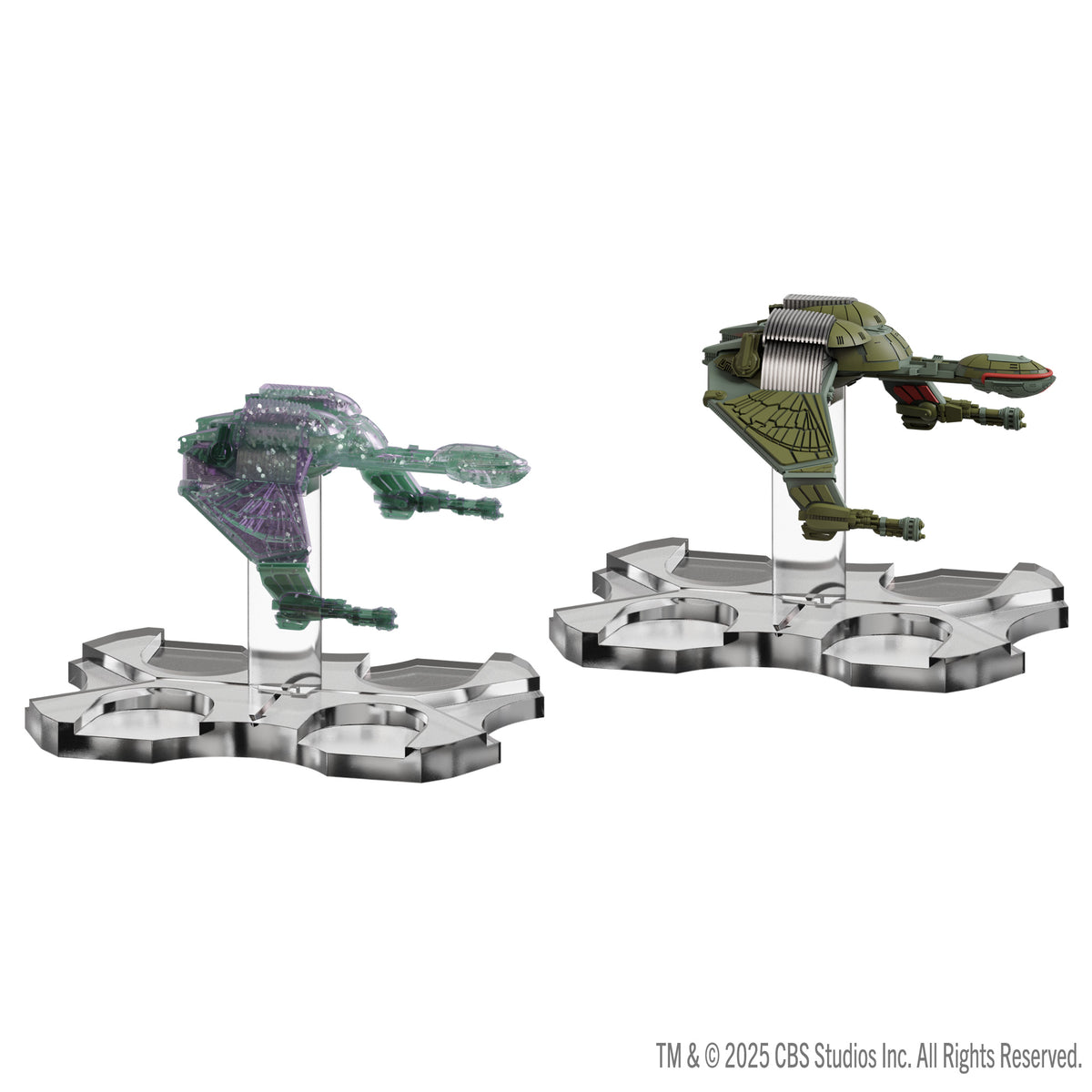 Star Trek Ship Pack Bird of Prey Cloaked and Uncloaked