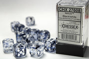 NebulaÃ‚Â® 16mm d6 Black/white Dice BlockÃ¢â€žÂ¢ (12 dice)