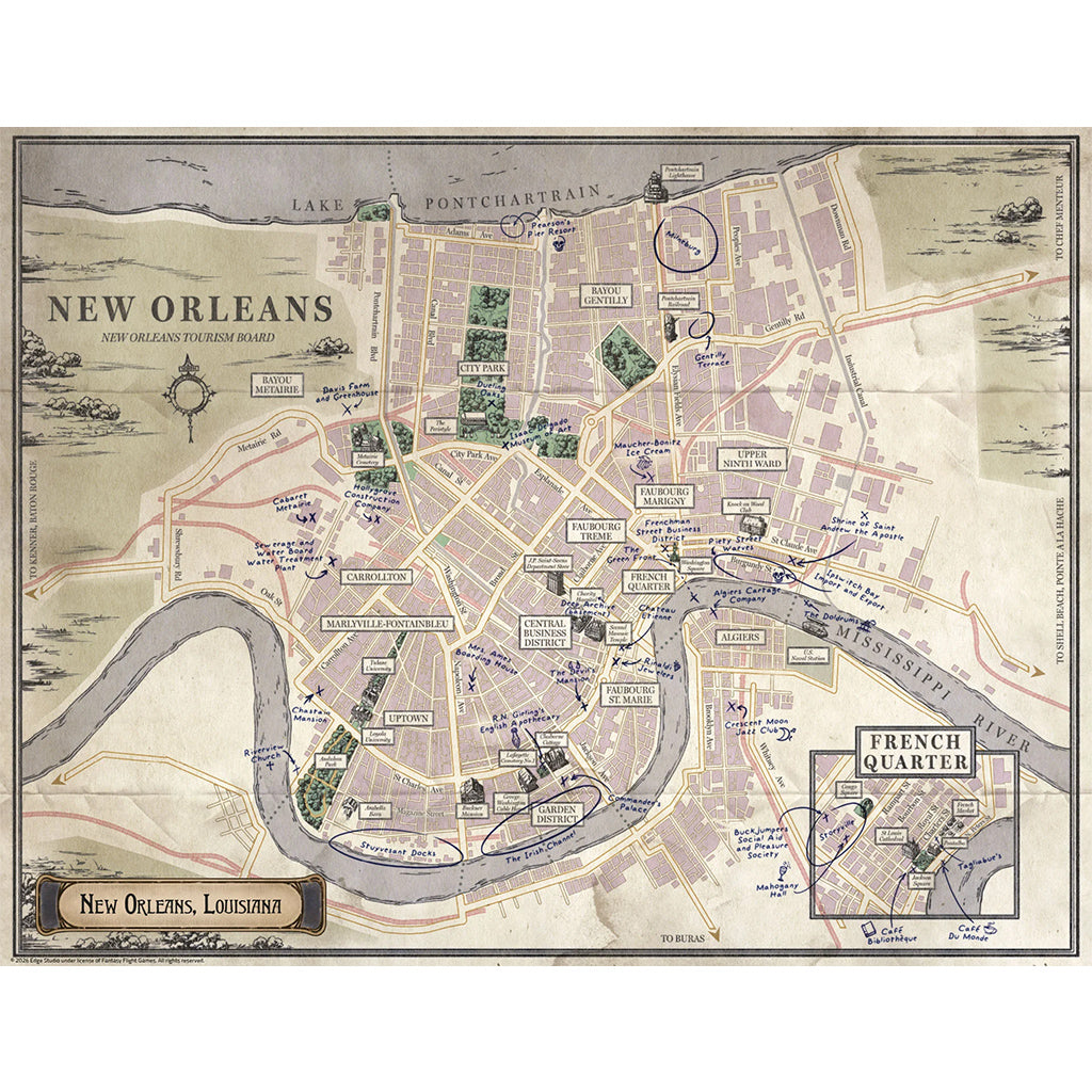 Arkham Horror RPG - Songs of New Orleans