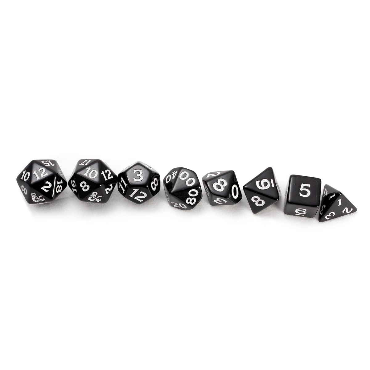 D&D New Adventurer Set Black Dice