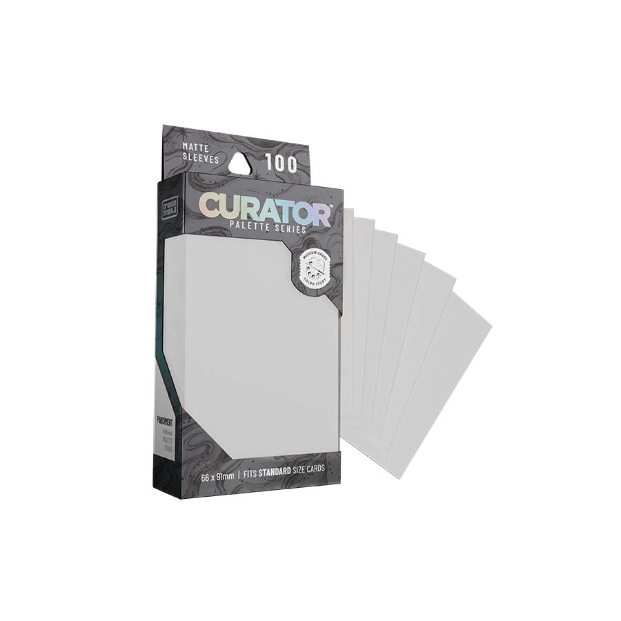 Orange Nebula Curator Palette Sleeves (100) Parchment White