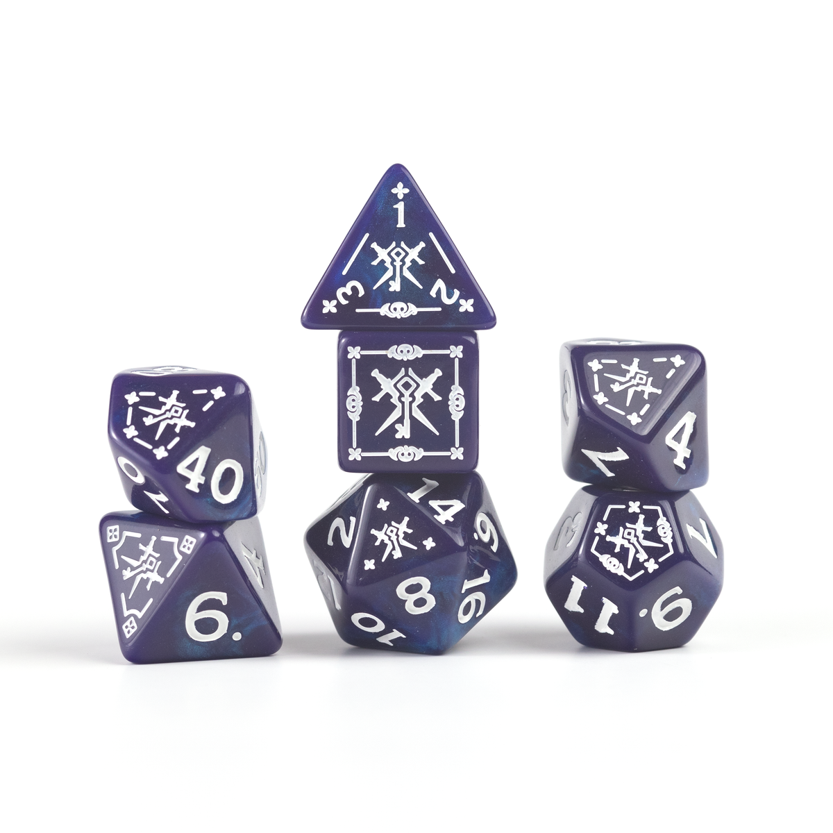 D&D Adventure Dice Rogue Purple