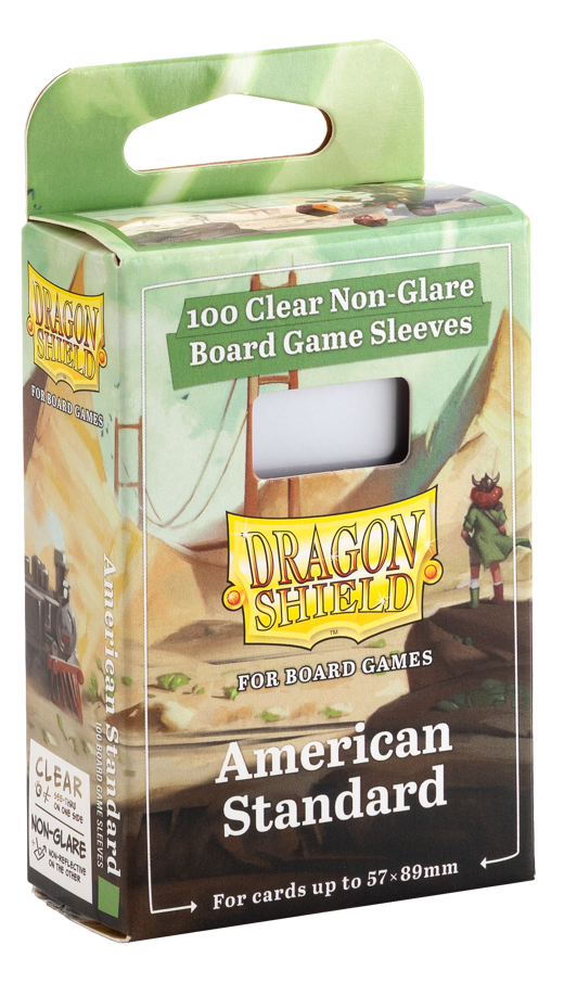 Dragon Shields: (100) American Standard Board Game Sleeves (57mm x 89mm)