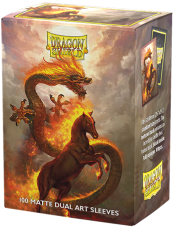 Dragon Shields Fire Horse 2026 Matte Dual Art (100)