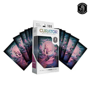 Orange Nebula Curator Sleeves (100) Sanctuary