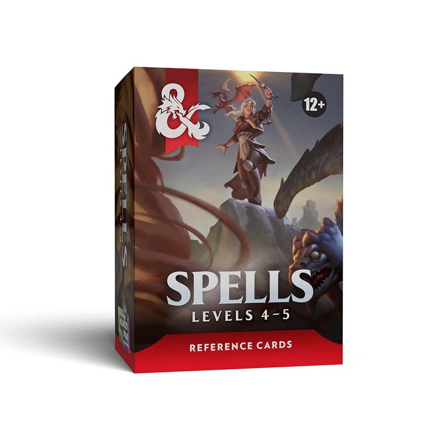 D&D Reference Cards Spells Level 4-5