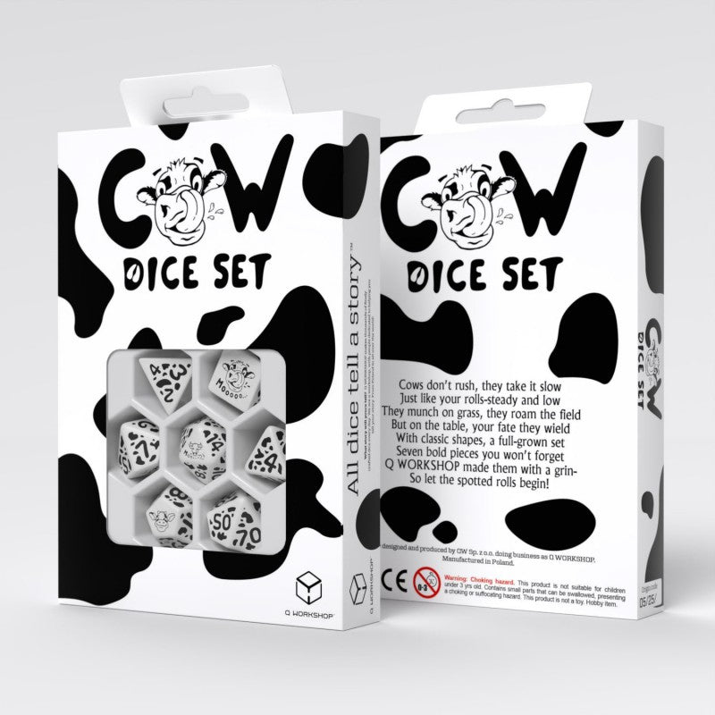 Cow Dice Set MOOzilla