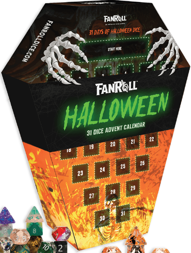 Advent Dice Calendar Dice Goblin Halloween 2025