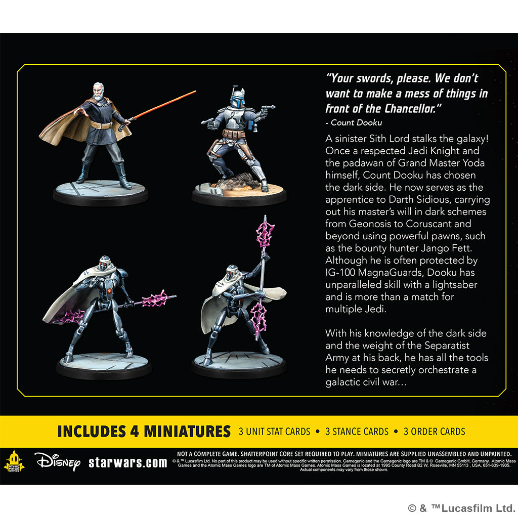 SW Shatterpoint - Twice the Pride: Count Dooku Squad Pack