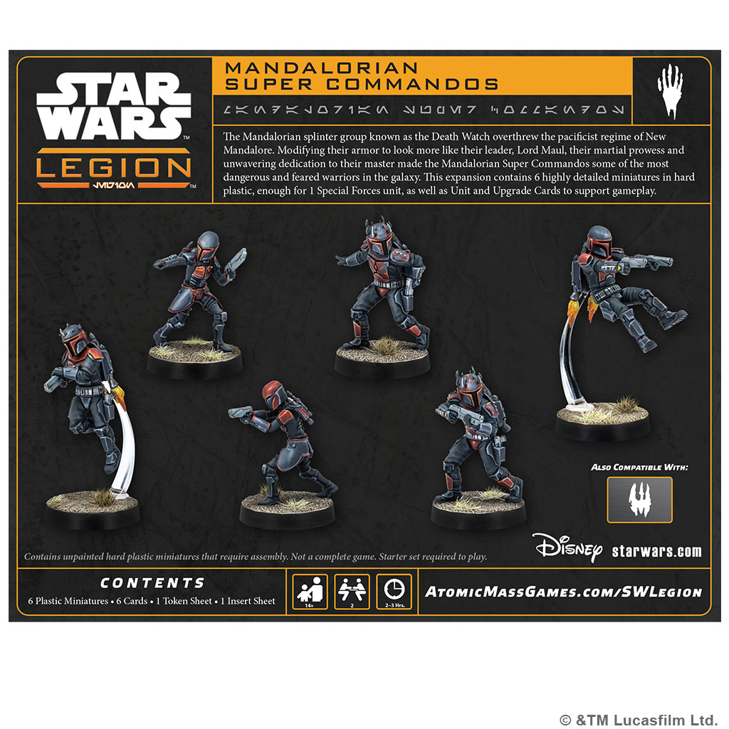 SW Legion Mandalorian Super Commandos