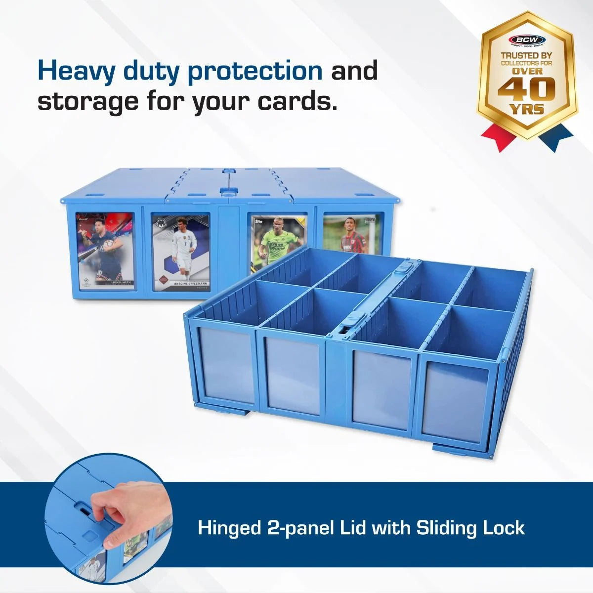 Collectible Card Bin 3200 Blue