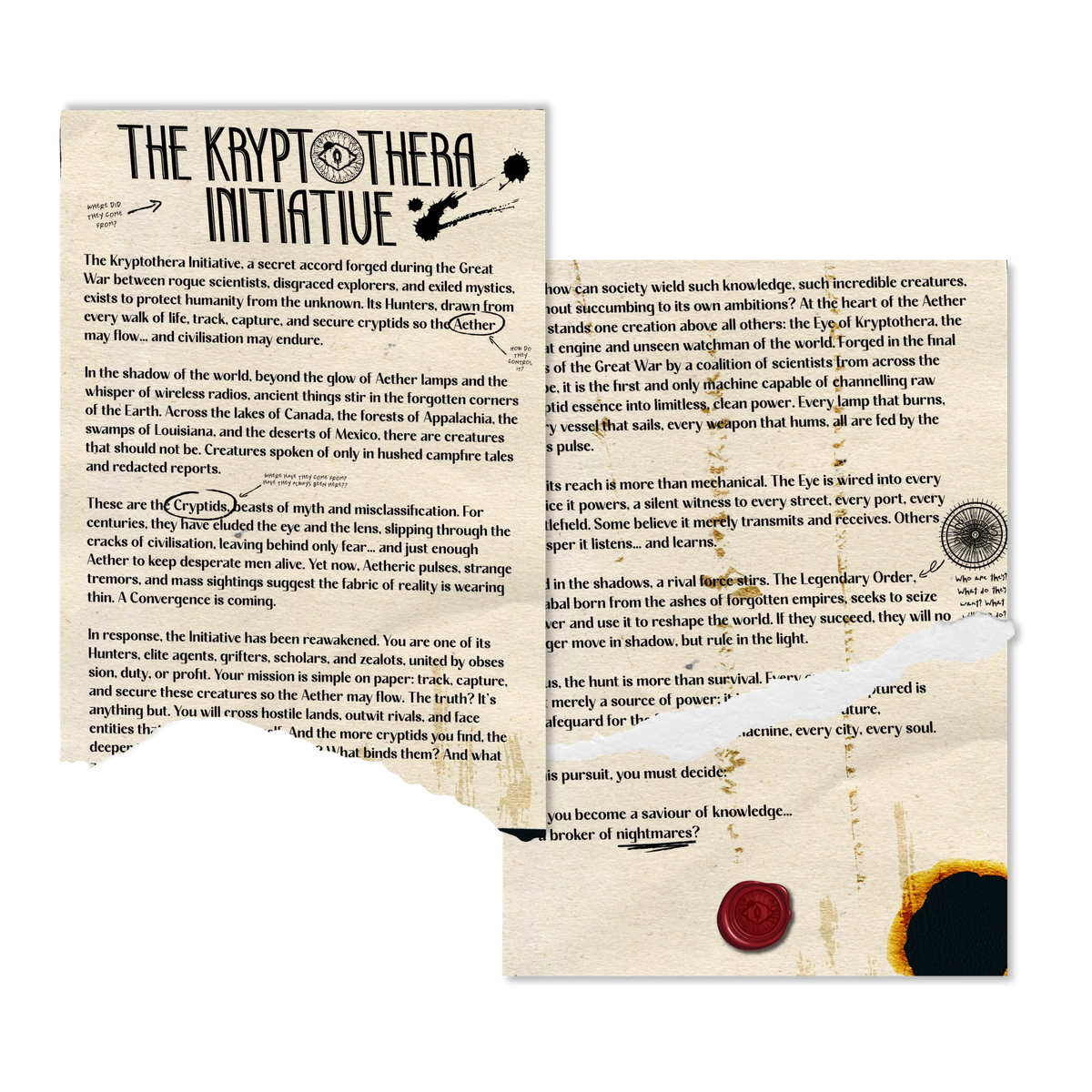 Kryptothera: The Eternal Bestiary-Lore Companion