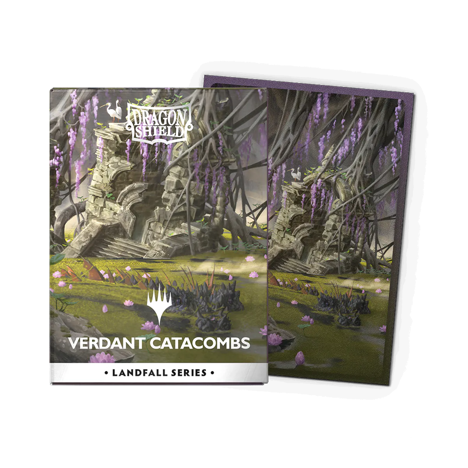 Dragon Shields Matte Dual Art Landfall Series - Verdant Catacombs
