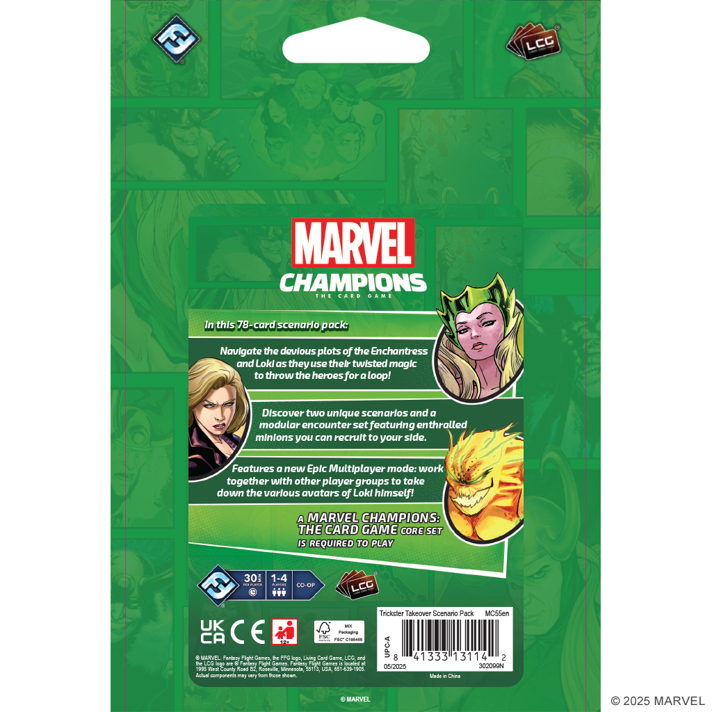 Marvel Champions The Card Game - Trickster Takeover Scenario Pack