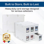 Card Catalog 6 Drawer White