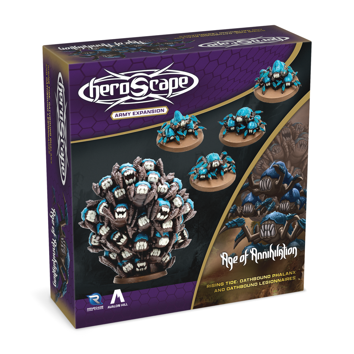Heroscape Rising Tide Oathbound Phalanx and Oathbound Legionnaires Army Expansion